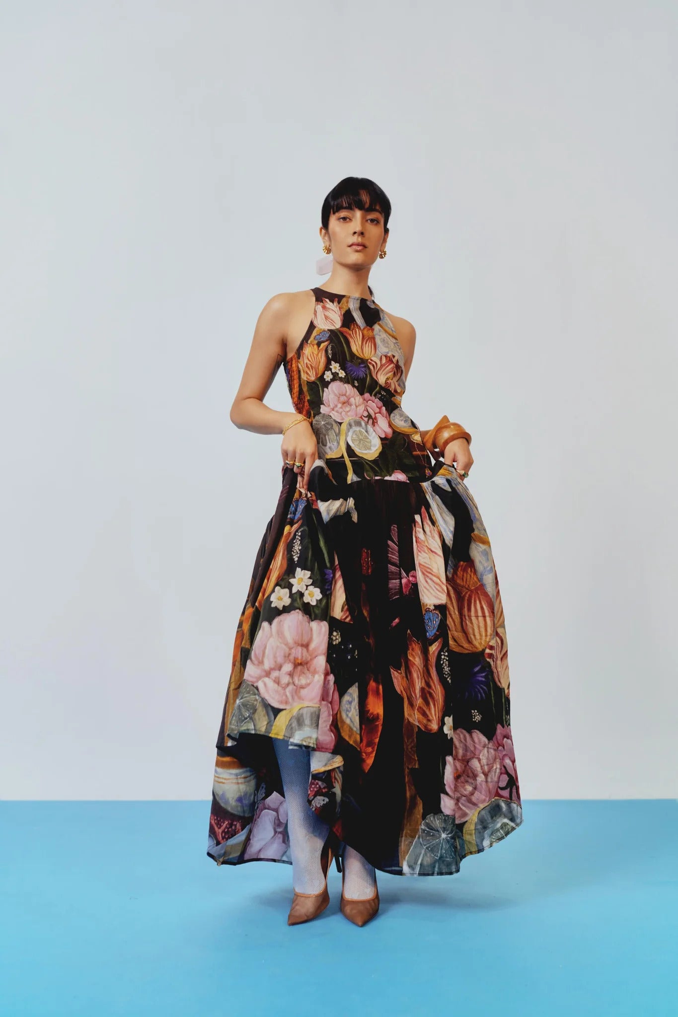 Garden Smocked Maxi Dress