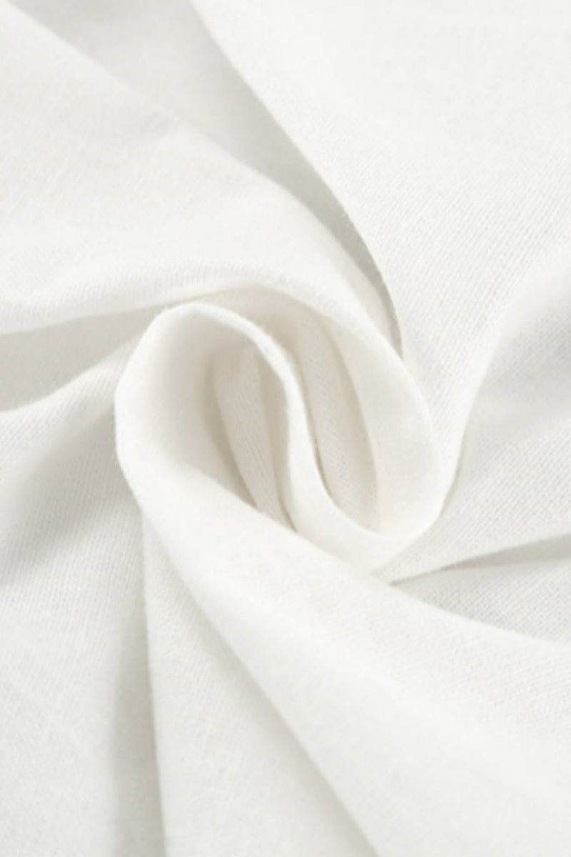 Långärmade shorts med volanger med snörning