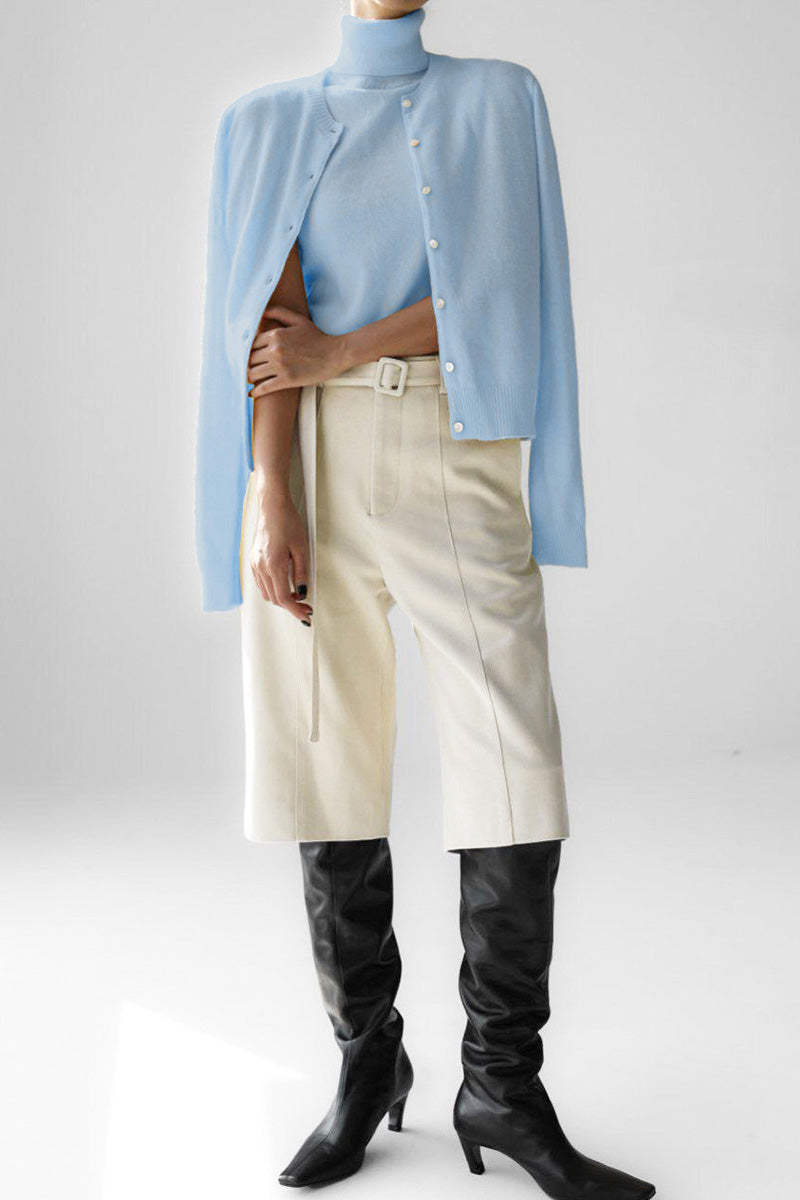 Josie V-ringad Cut-out Stickad Maxiklänning