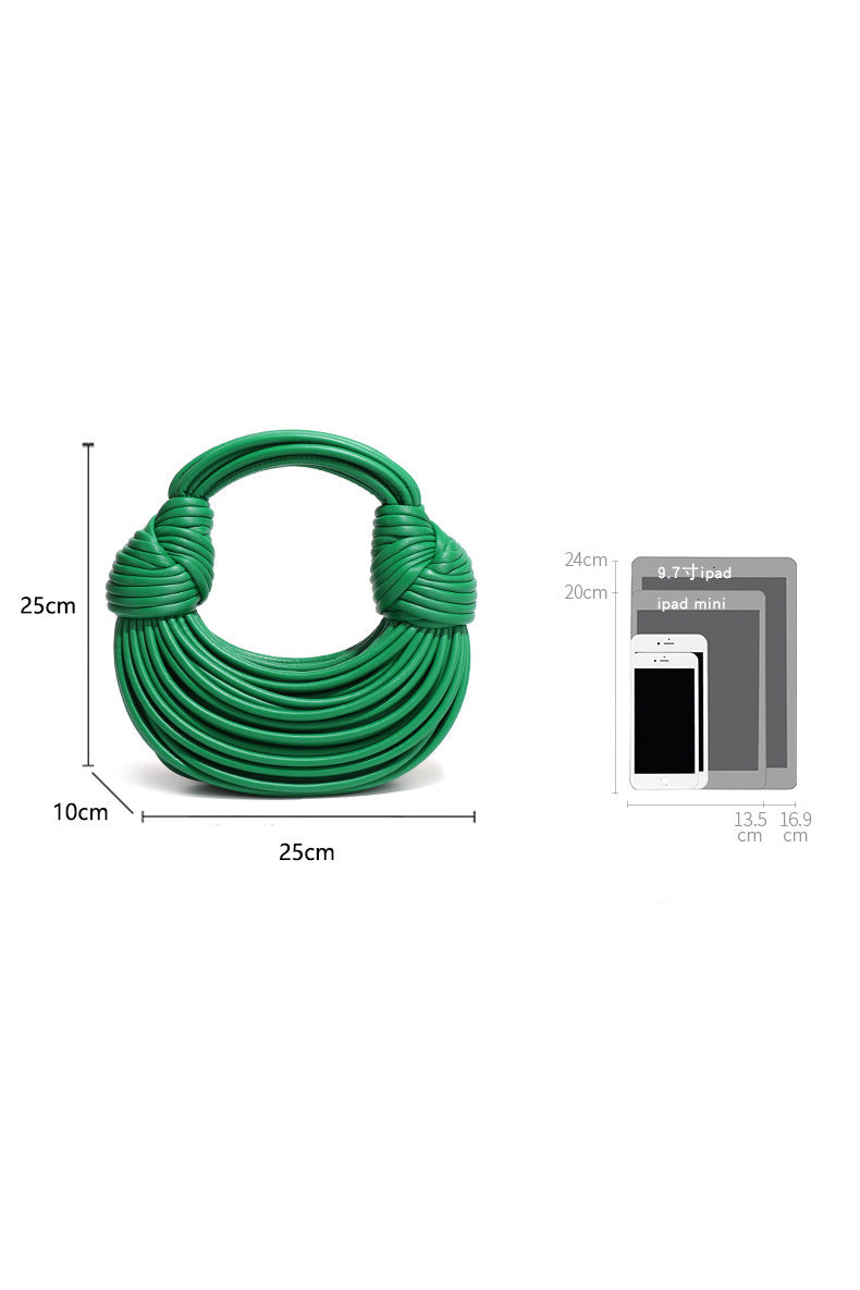 Nuddelen Form Handtasche