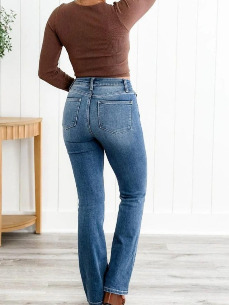 Blugi Slim Fit cu Control pentru Abdomen