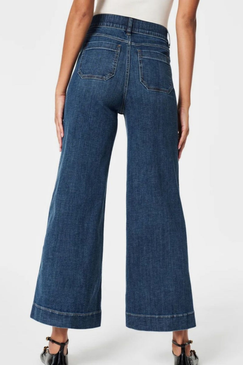 Jean microflare taille haute allongeant
