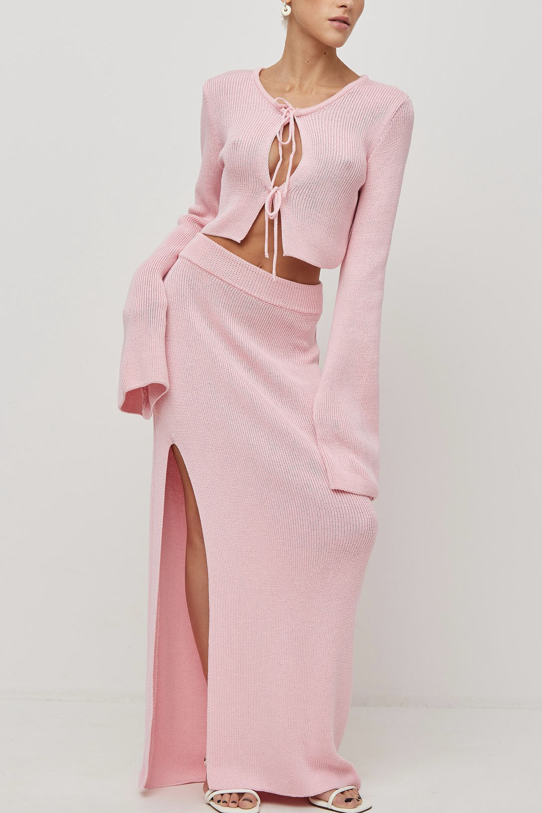 Lucinda Enaxlad Maxi Slip Klänning