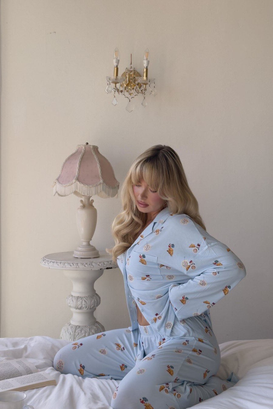 Sada pyžama s potiskem jídla