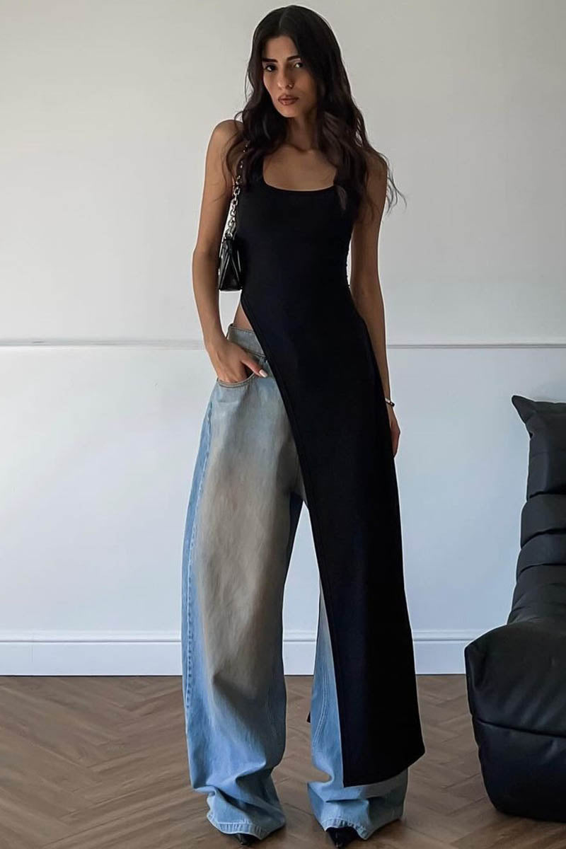 Urban Muse Slit Bodycon Dress