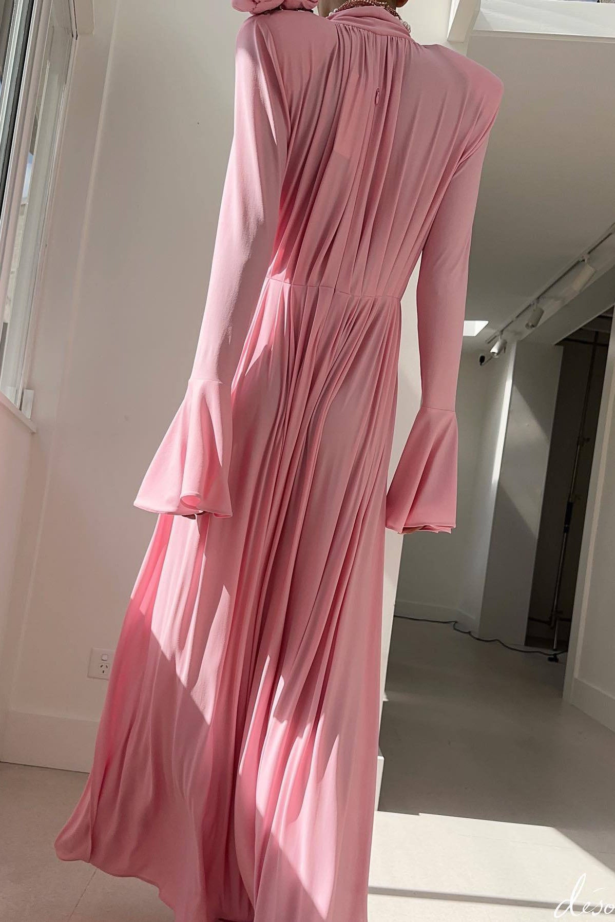 Pulover din tricot cu cablu Genevieve metalic