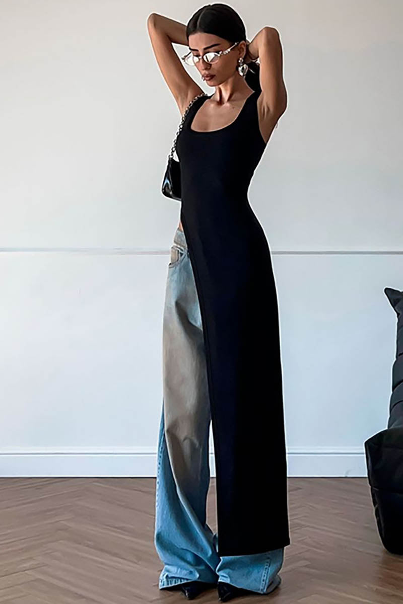Urban Muse Slit Bodycon Dress