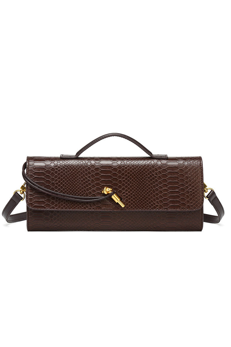 Woven Design Evening Clutch Bag