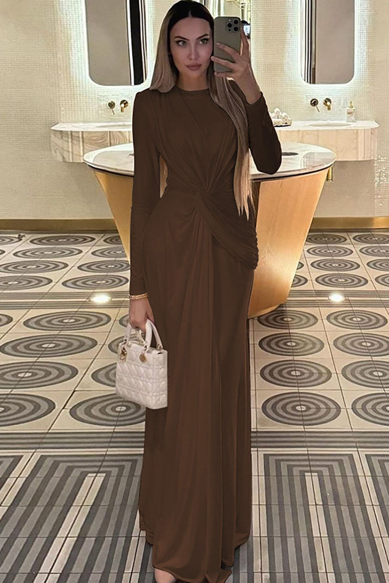 Lavinia Plunging V Maxi Klänning