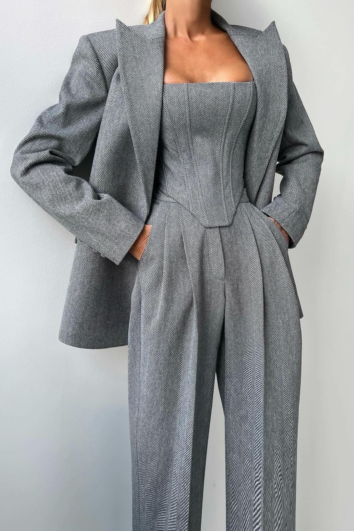 Professional Belted Suit