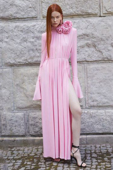 Pulover din tricot cu cablu Genevieve metalic