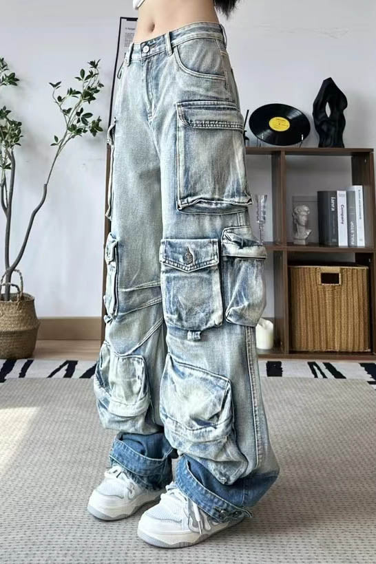 Gradient Kargo Paraşütçü Jeanleri