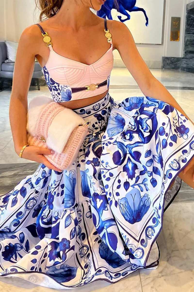 Majolika-tryckt kjolset