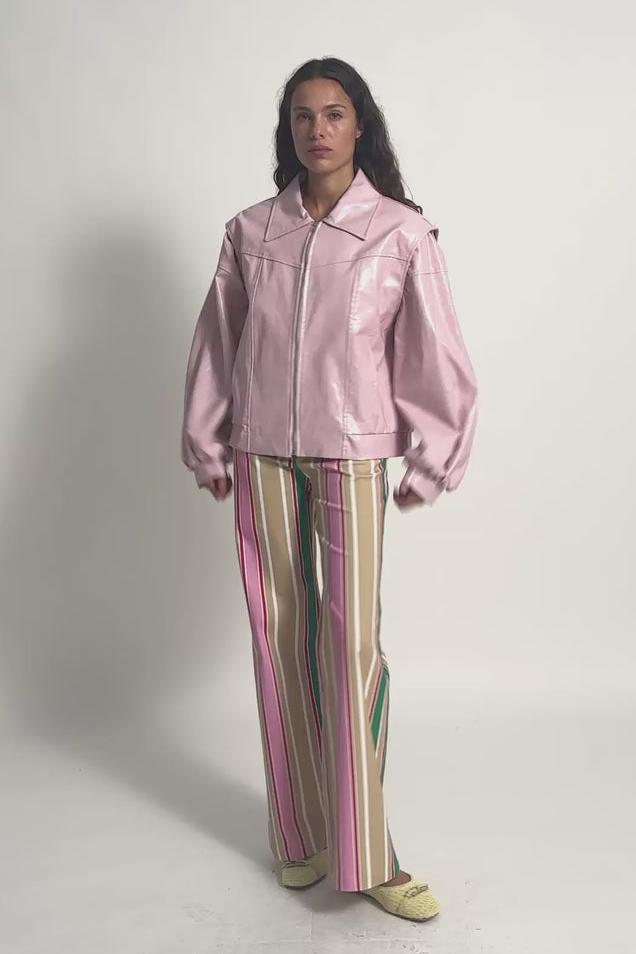 Leroy Brown Striped Twill Pants