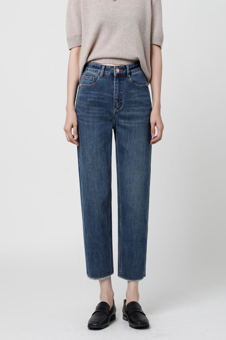 Vintage franséisch Zigarette Jeans
