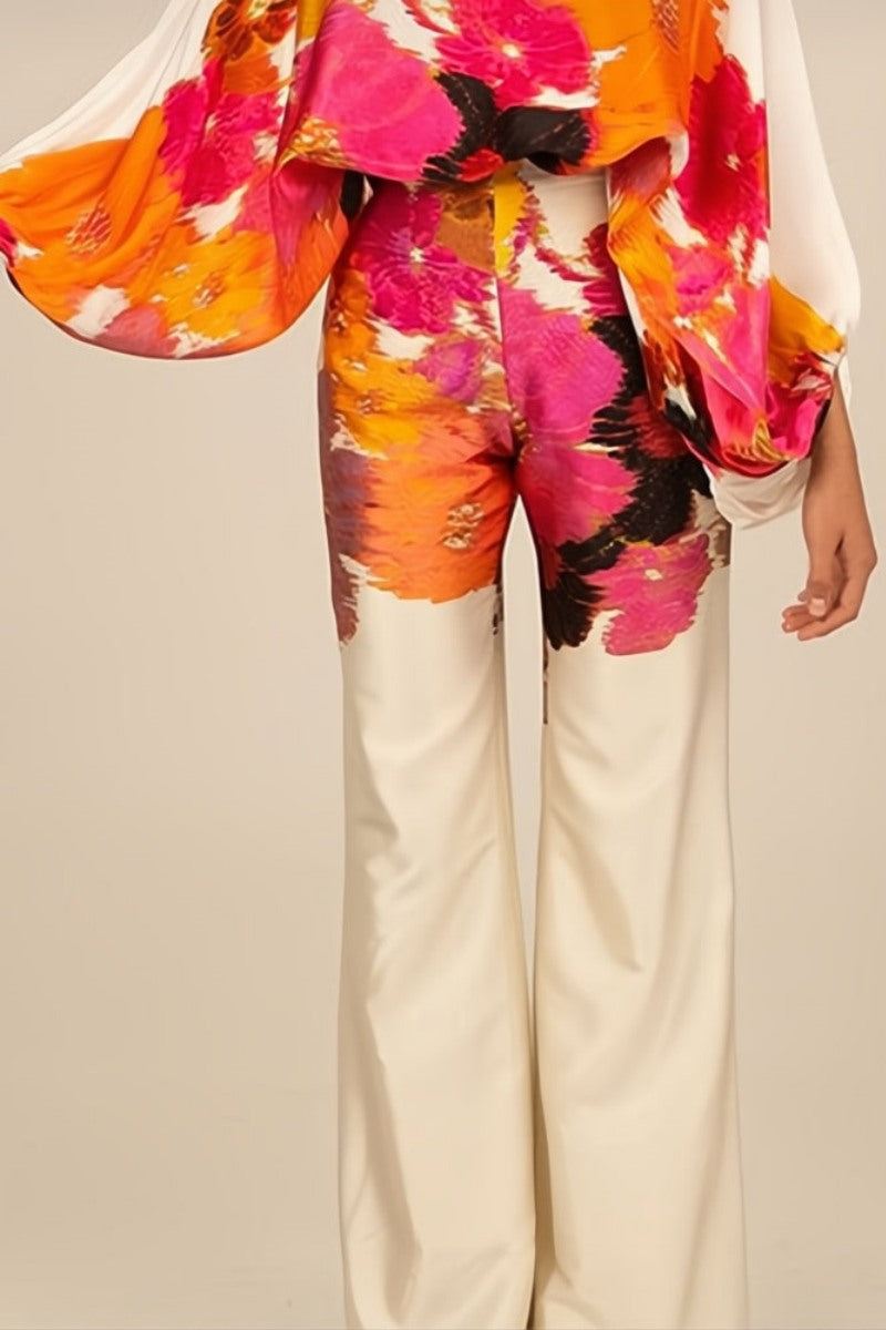 Abstract Waves İki Parçalı Set - Turuncu