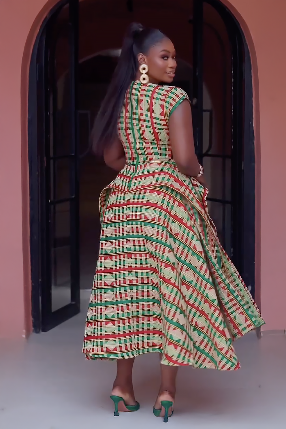 Royal Kente Majesty Maxi Dress