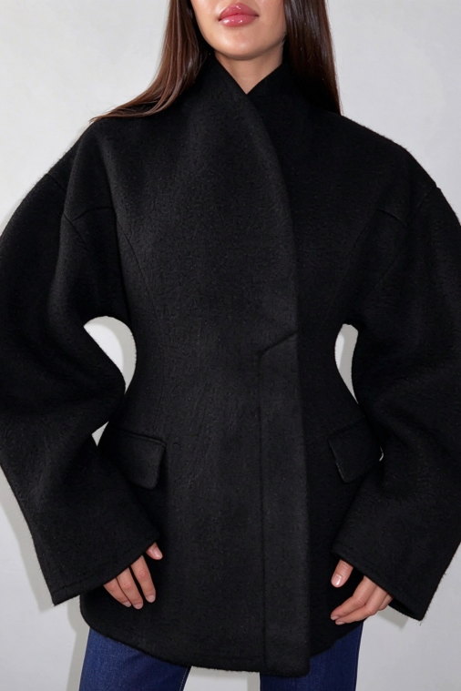 Relaxed-Fit Stand-Collar Jacket