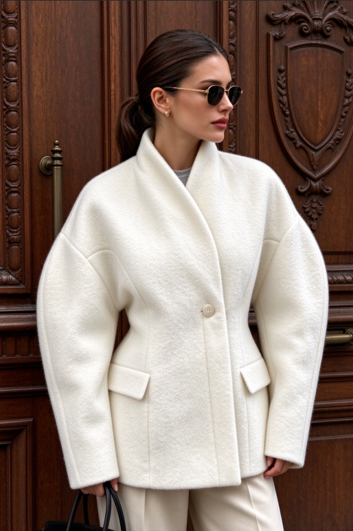 Relaxed-Fit Stand-Collar Jacket