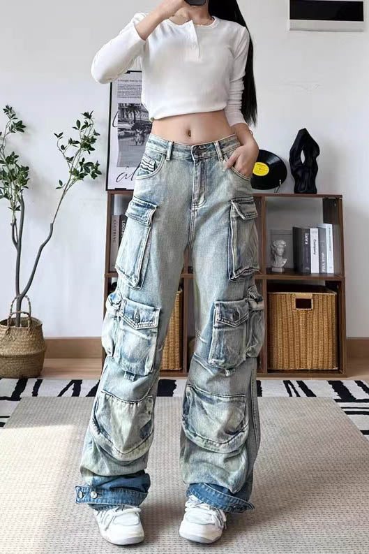 Gradient Kargo Paraşütçü Jeanleri