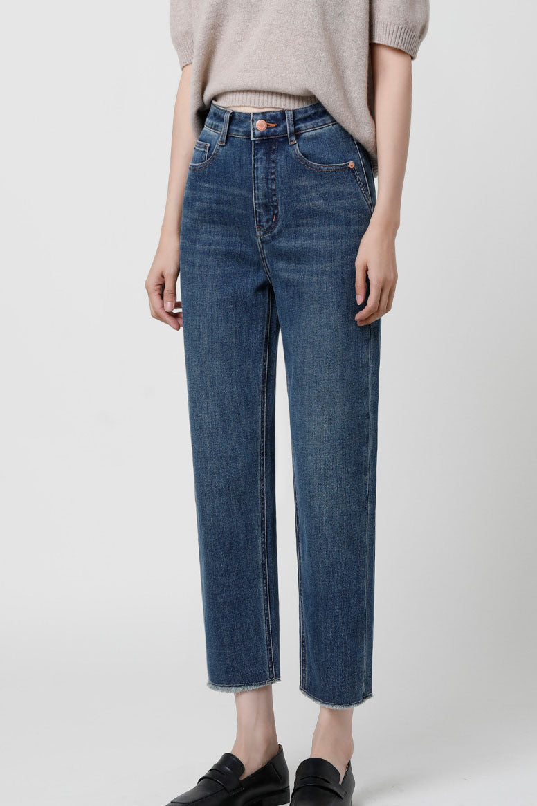 Vintage franséisch Zigarette Jeans