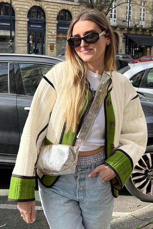 Quilted Patchouli Jacket