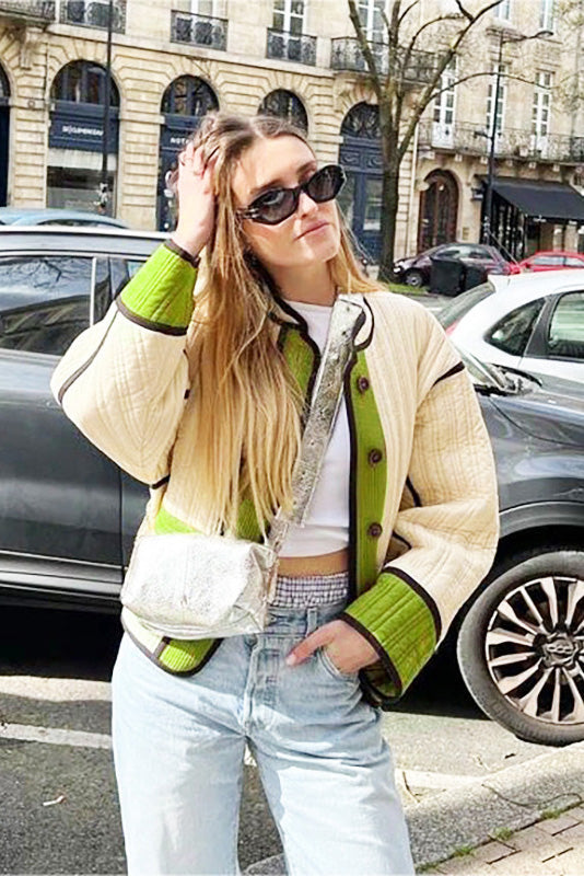 Quilted Patchouli Jacket