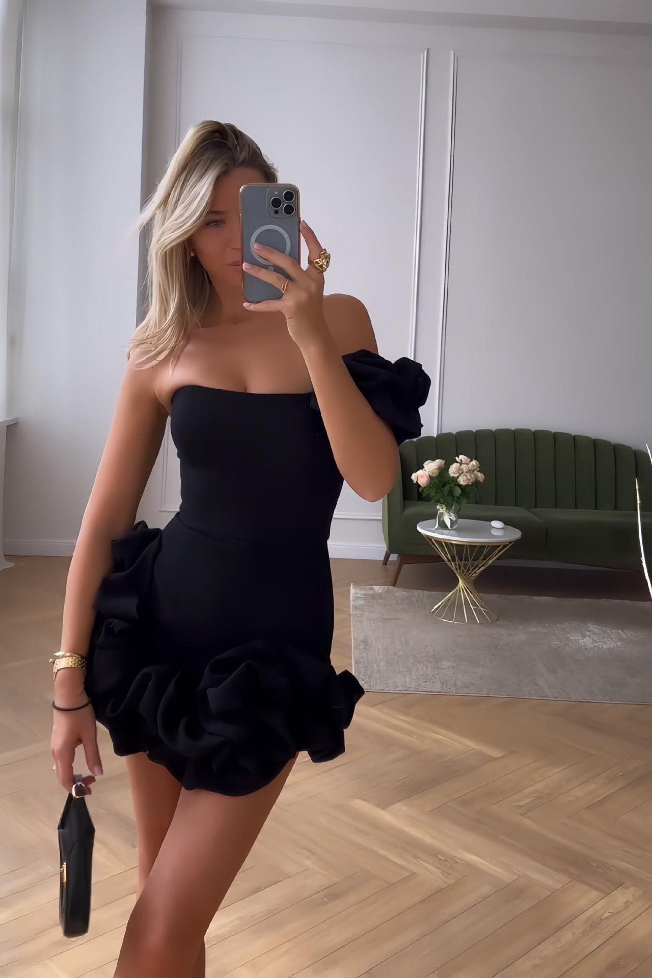 Pulover din tricot cu cablu Genevieve metalic