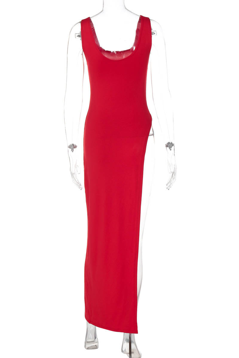 Urban Muse Slit Bodycon Dress