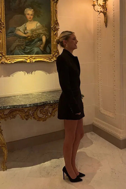 Sweet-or-Salty 90° Blazer Mini Dress