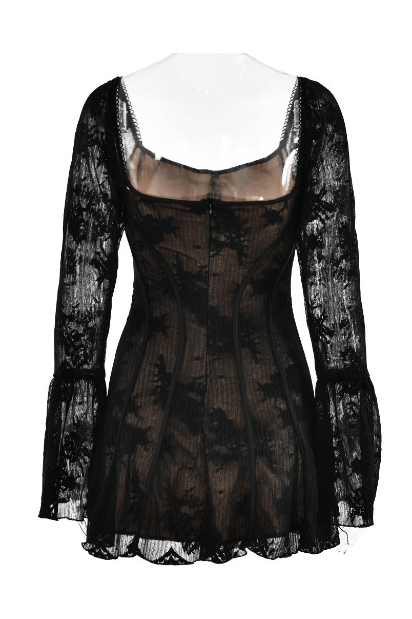 Midnight Muse Strapless Mini