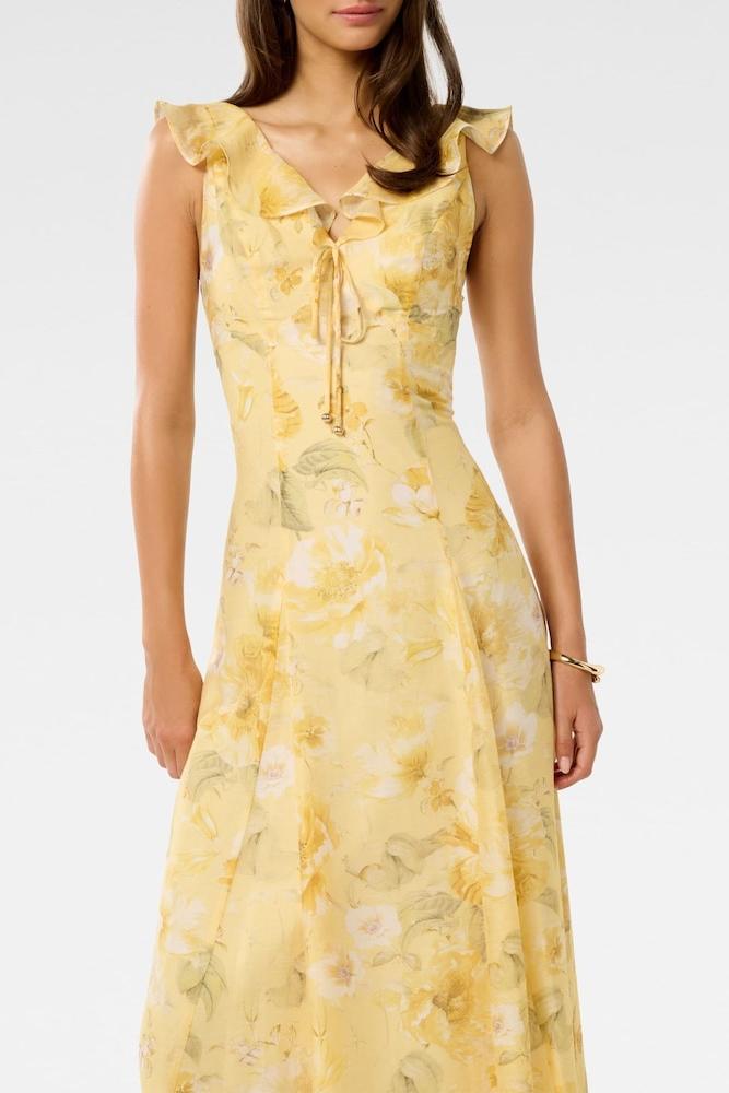 Aiello Printed Midi Dress