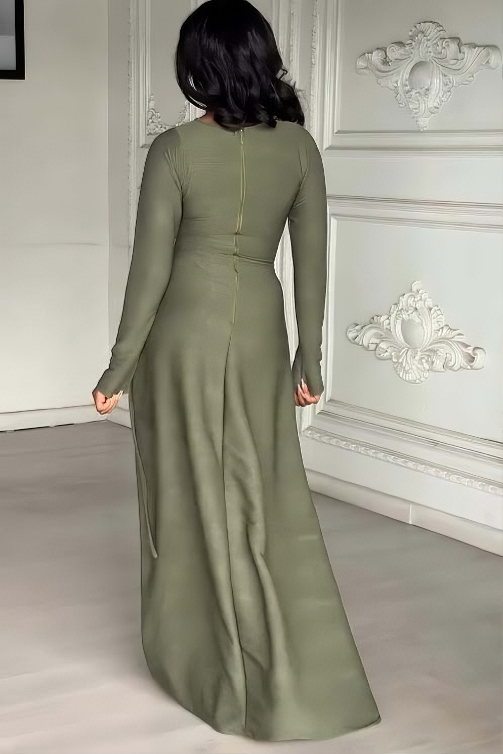 Sage Whisper Maxi Dress