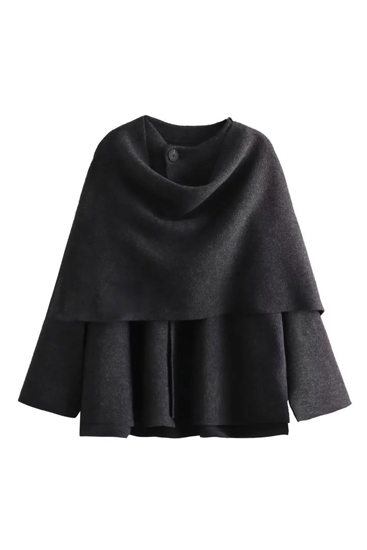 असममित स्कार्फ जैकेट