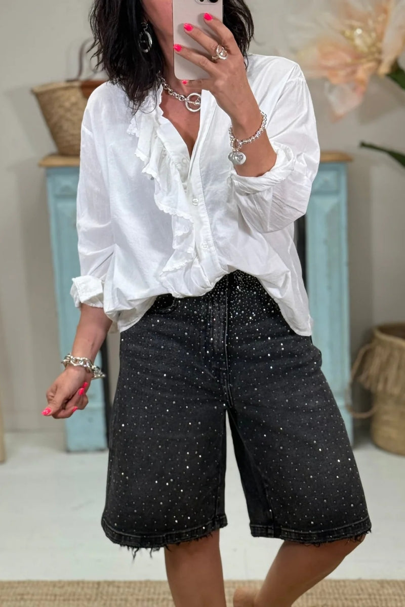 Kadın Kazak Şekilli Kesimli Sütlü