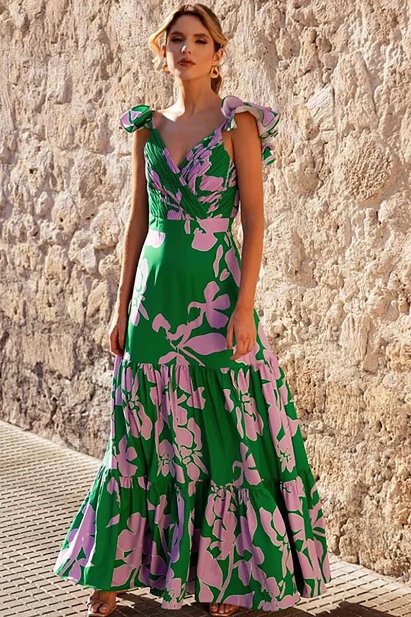 Floral Print Resort Swimsuit Set