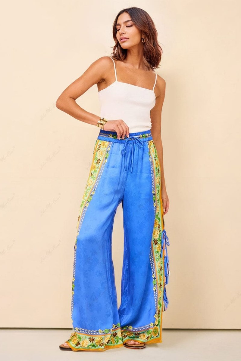 Σετ Παντελόνια με Διακοσμητικά Μοτίβα Μωσαϊκού