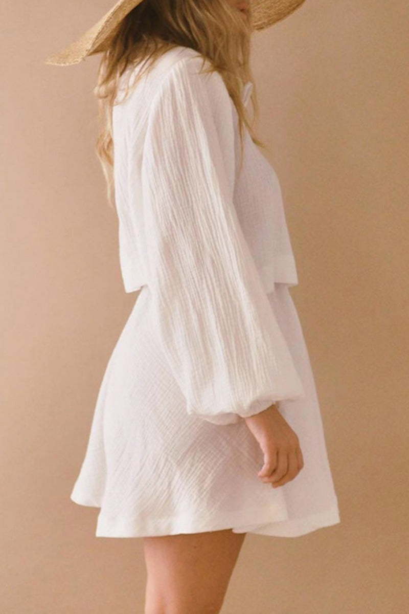 타이 코튼 린넨 슈트