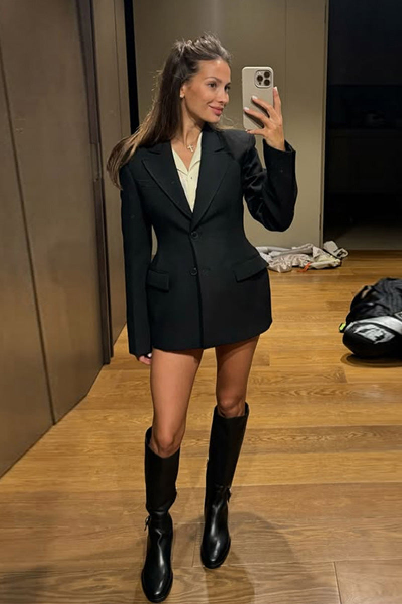 シア ミニドレス - ホワイト