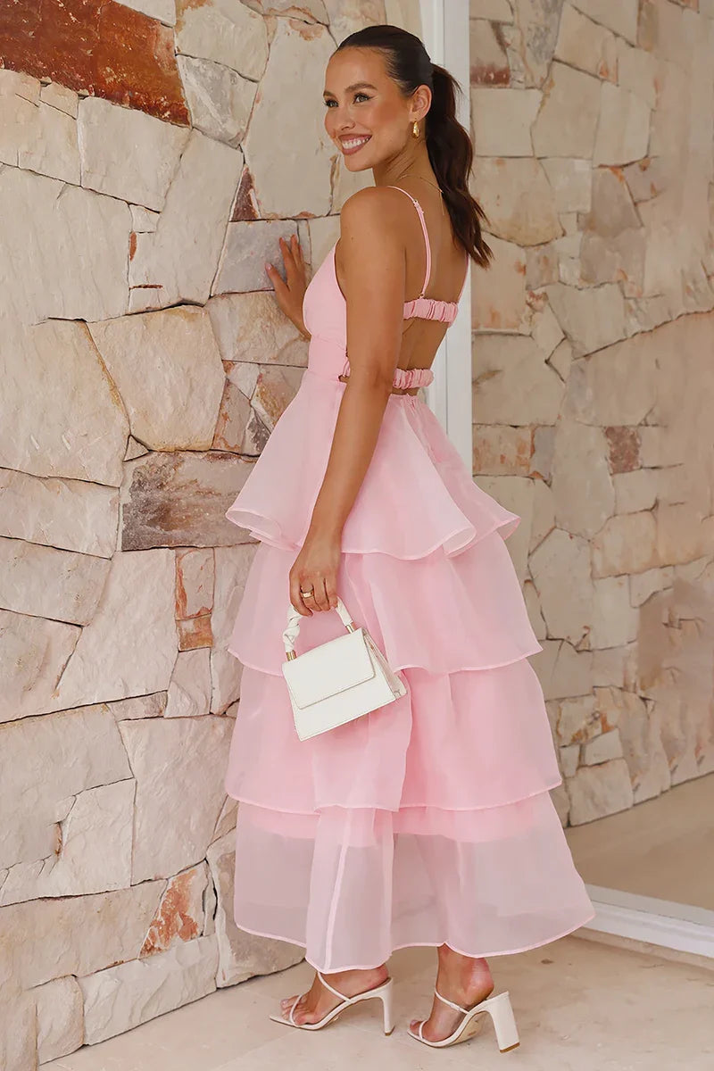 Shayla Maxiklänning - Rosa