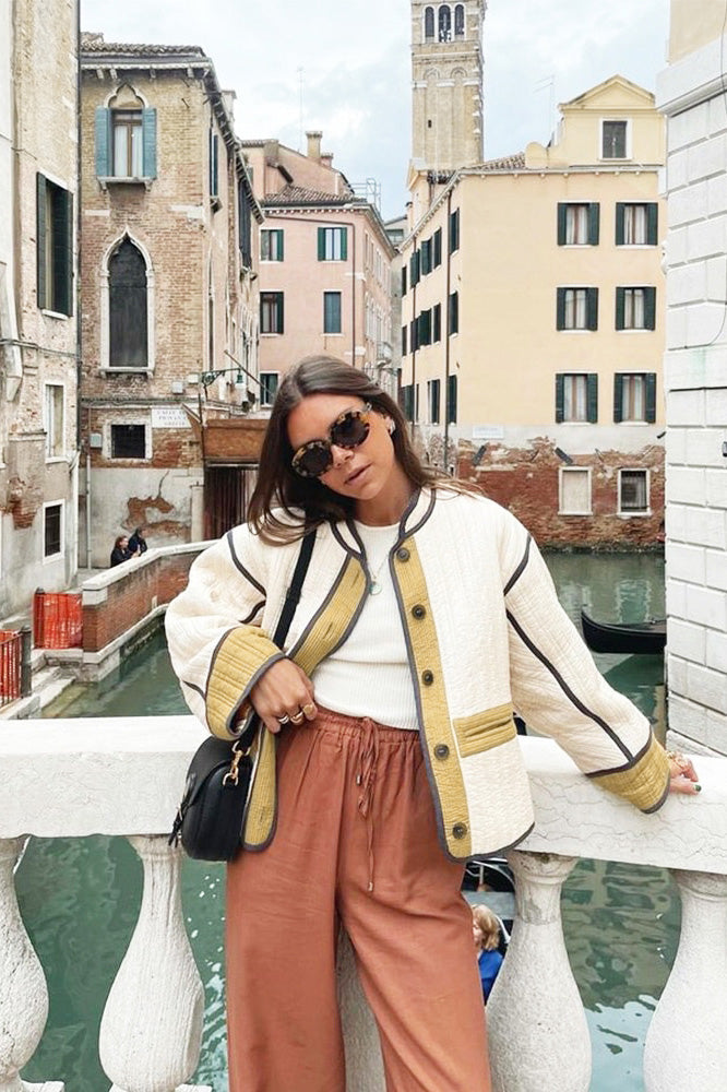 Quilted Patchouli Jacket