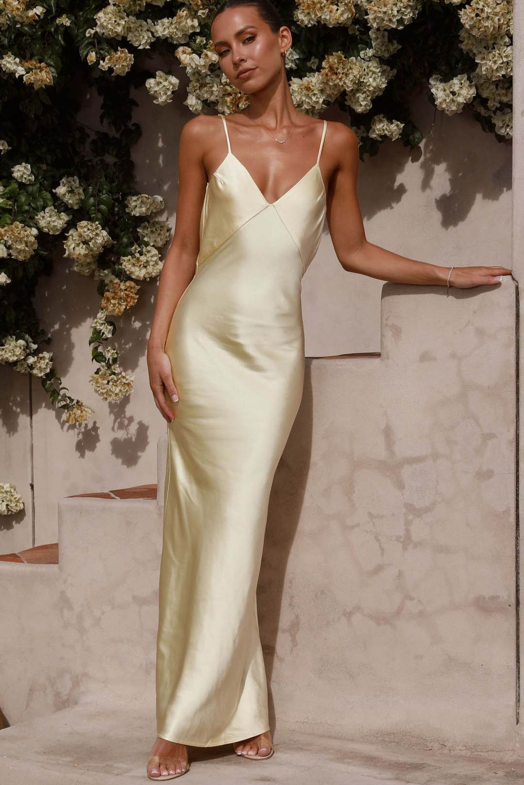 Sexy Backless Fishtail Maxi Dress