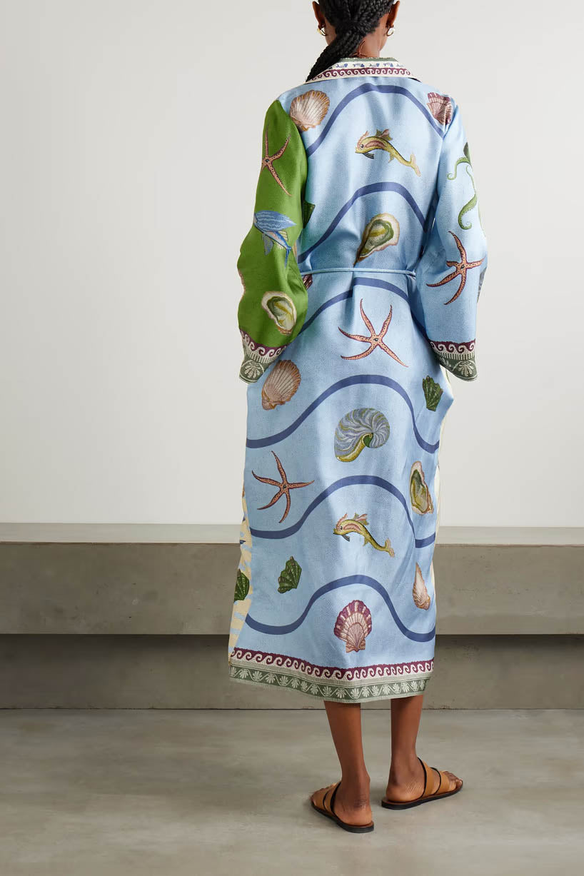 ブリージーグローブ コットンリネン着物