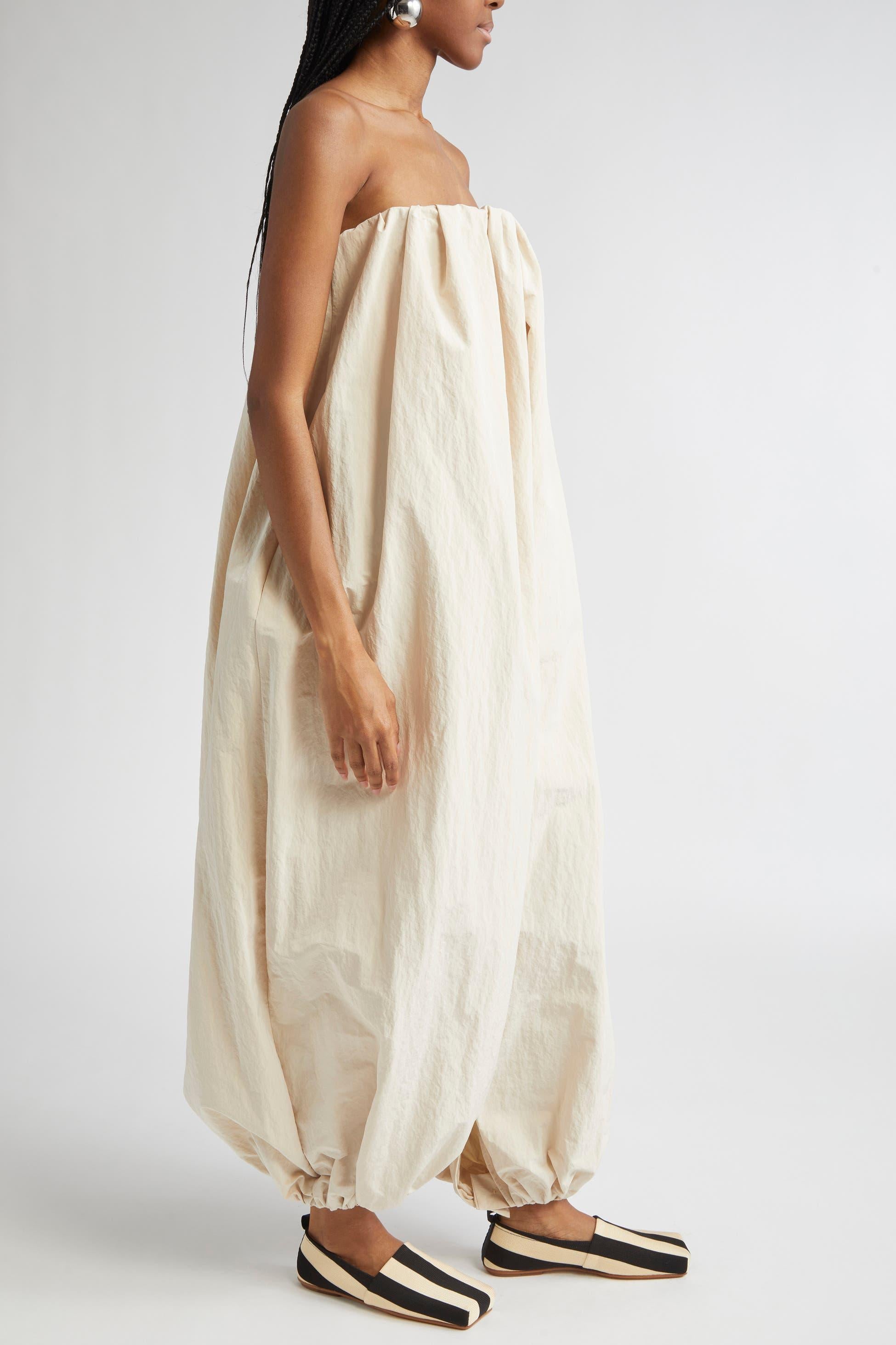 Calisson Oversized Off-The-Shoulder Parachute Jumpsuit