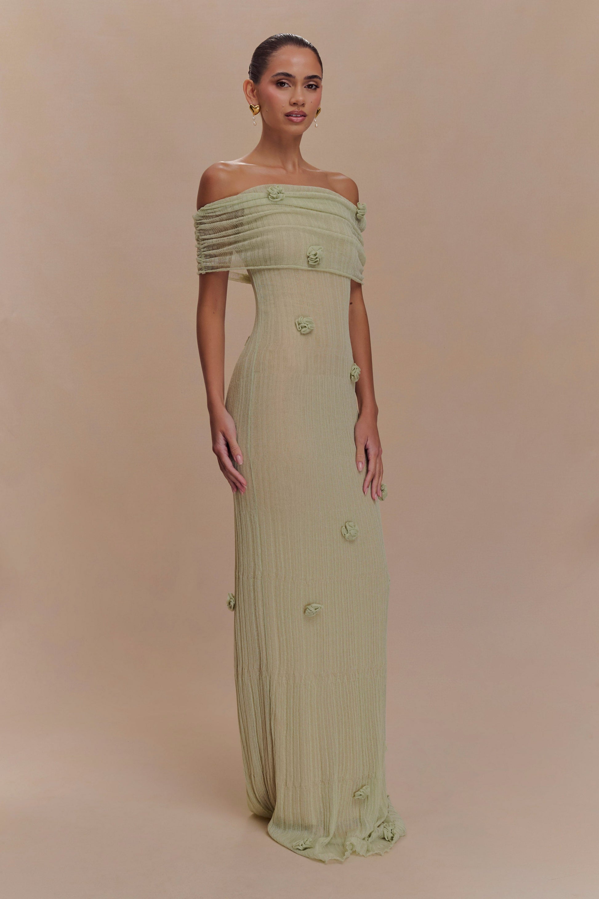 Orchid Knit Maxi Dress