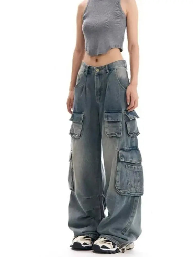 Chikke vintage denimbukser