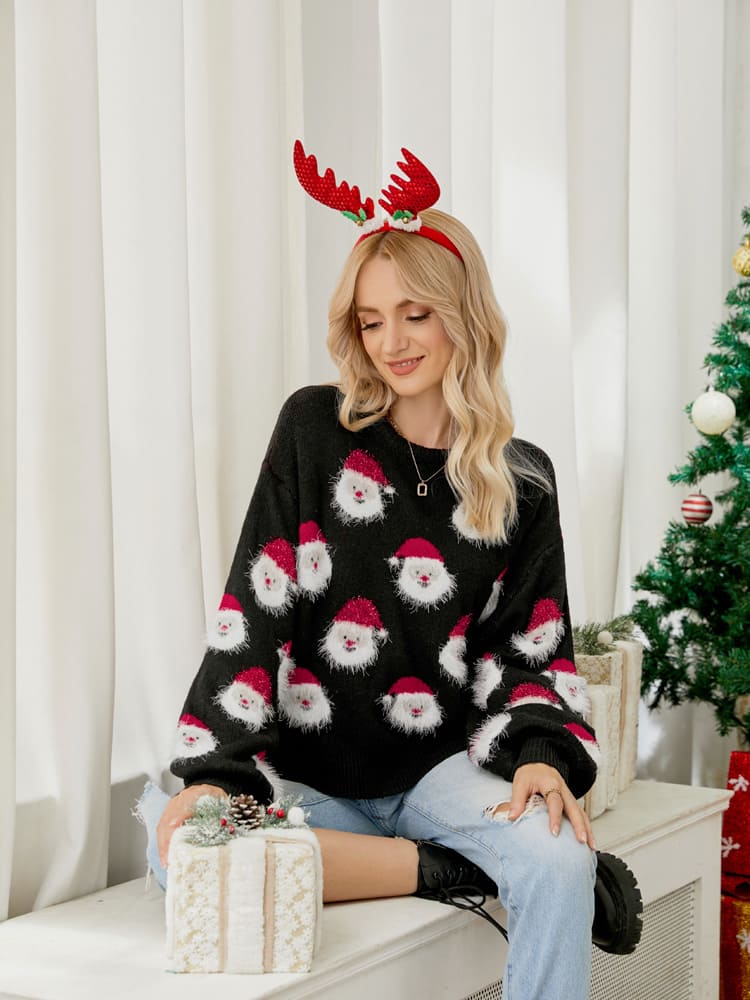 Santa Claus Stréckpullover