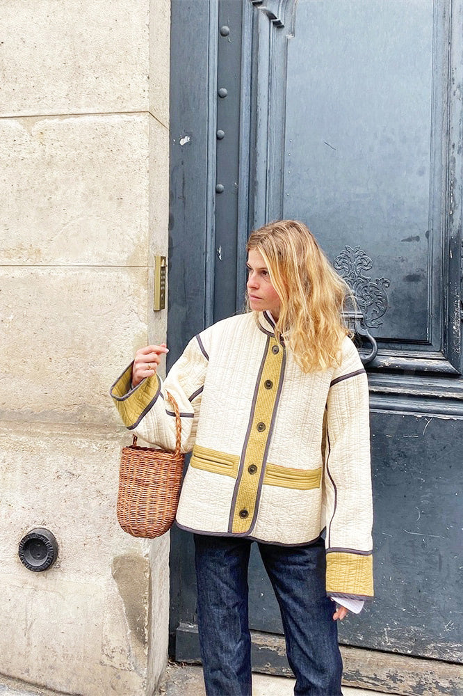 Quilted Patchouli Jacket