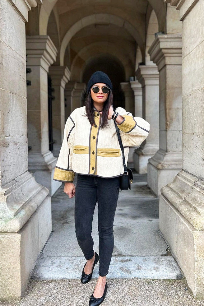 Quilted Patchouli Jacket