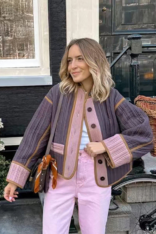 Quilted Patchouli Jacket